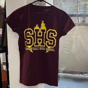 Sunnydale High School Maroon Short Sleeve Tee Buffy the Vampire Slayer